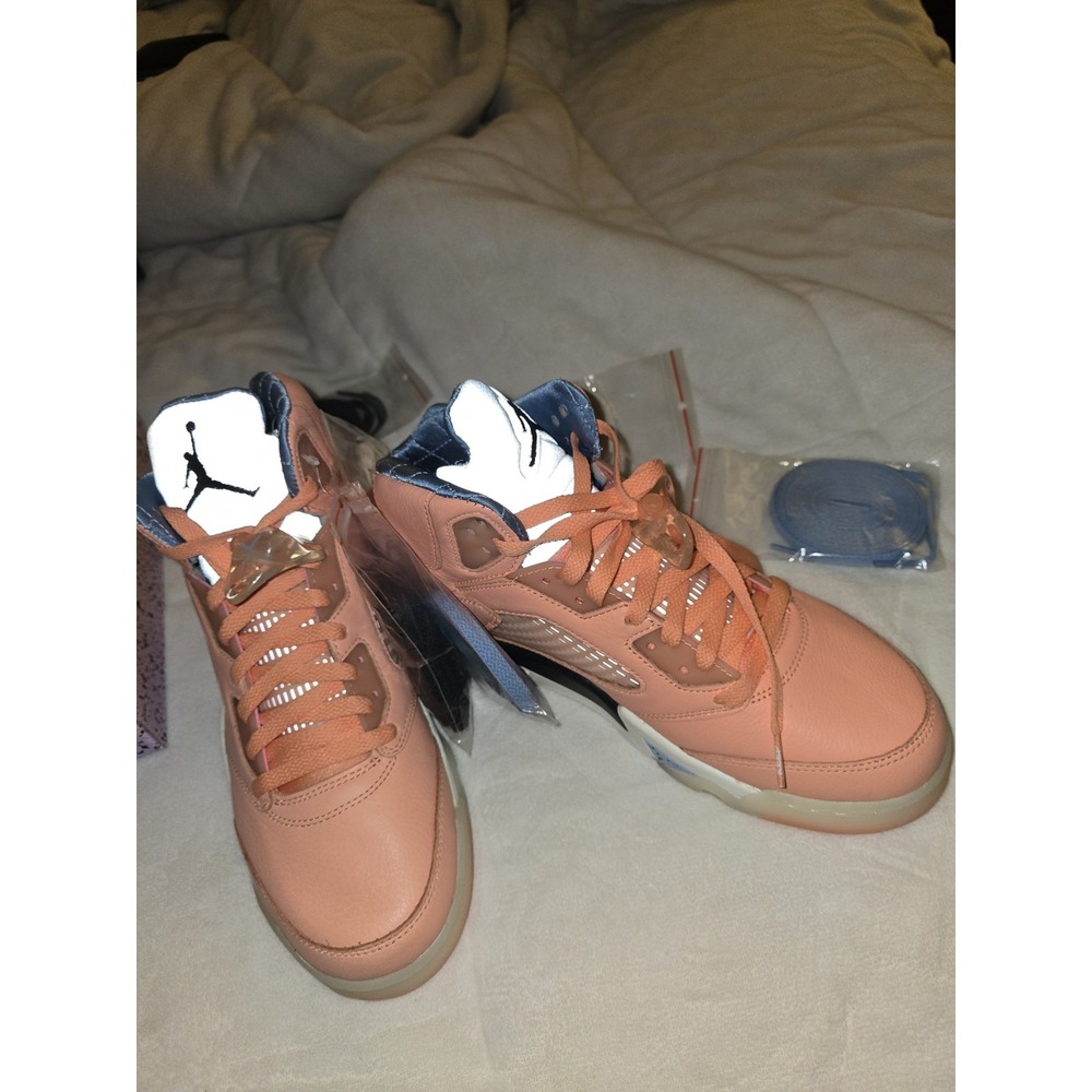 Size 9- Jordan 5 Retro x DJ Khaled We The Best - Crimson Bliss 2022 New With Box - Picture 11 of 16